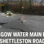 glasgow water main break shettleston road