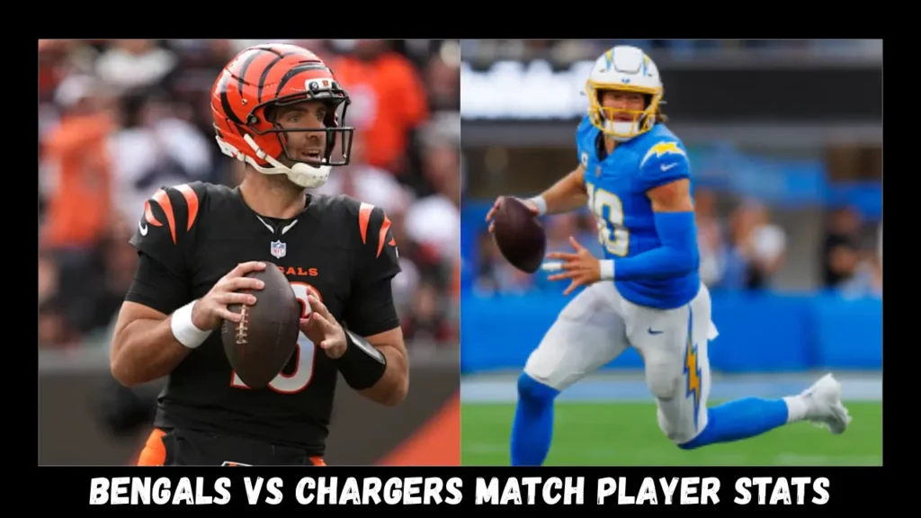 bengals vs chargers match player stats