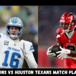 detroit lions vs houston texans match player stats