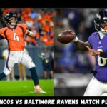 denver broncos vs baltimore ravens match player stats