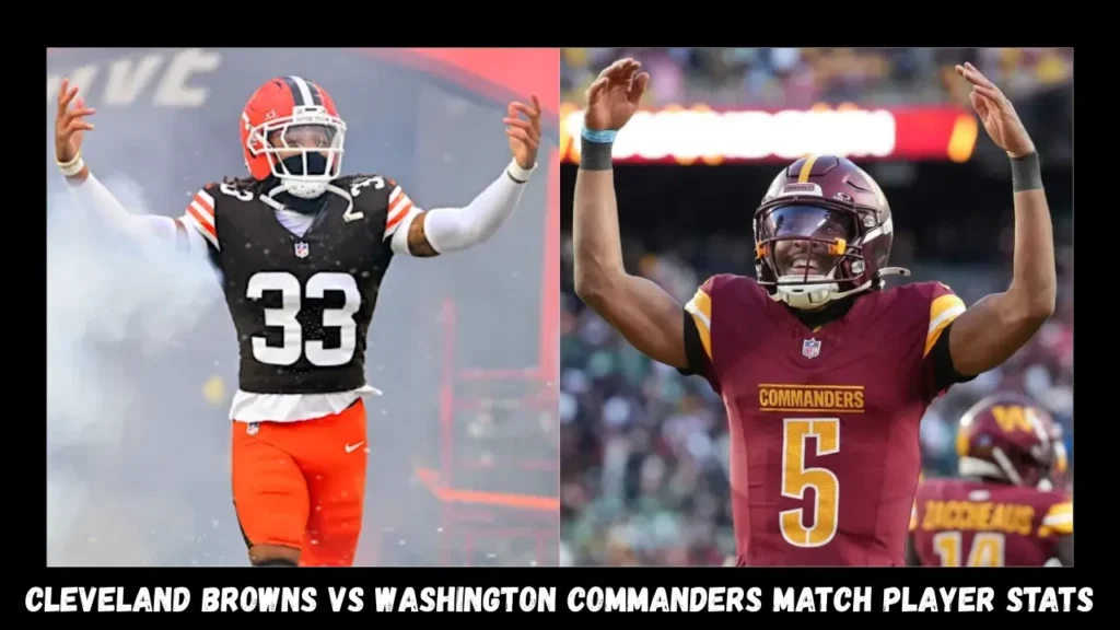 cleveland browns vs washington commanders match player stats