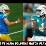 Chargers vs Miami Dolphins Match Player Stats