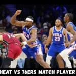 miami heat vs 76ers match player stats