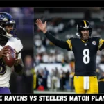 baltimore ravens vs steelers match player stats