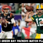 bengals vs green bay packers match player stats