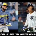 milwaukee brewers vs new york yankees match player stats