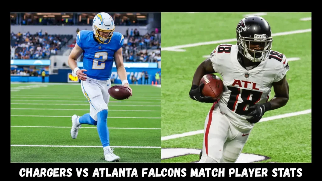 chargers vs atlanta falcons match player stats
