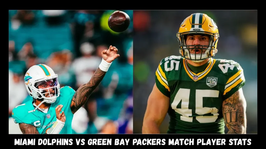 miami dolphins vs green bay packers match player stats