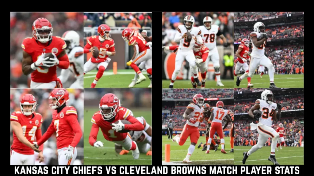 kansas city chiefs vs cleveland browns match player stats