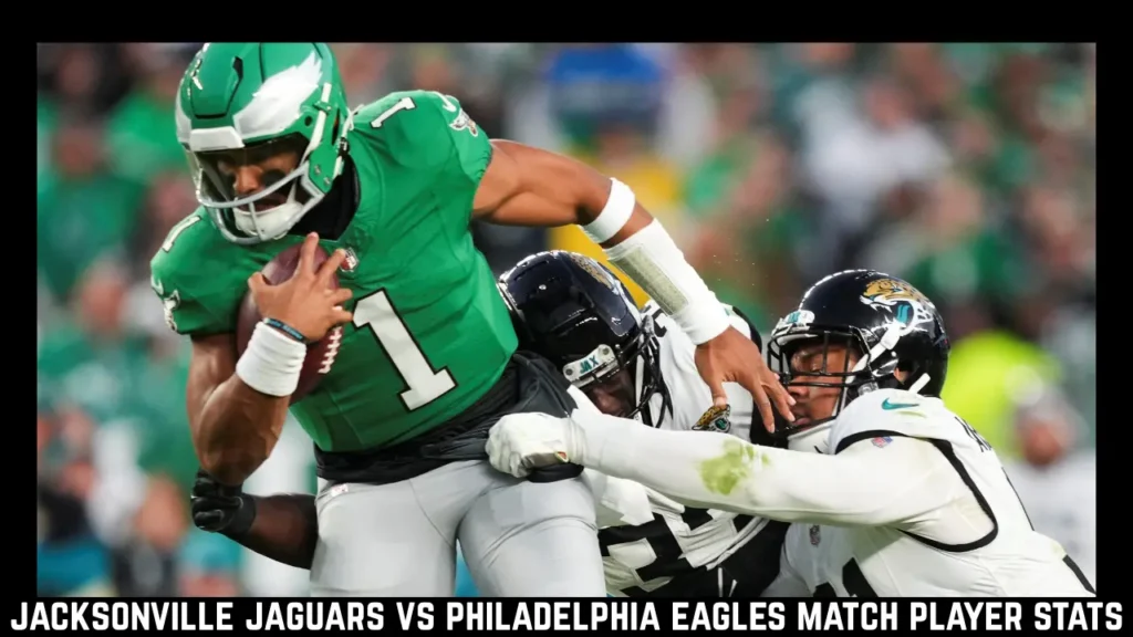 jacksonville jaguars vs philadelphia eagles match player stats