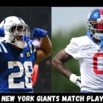 colts vs new york giants match player stats
