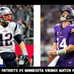 New England Patriots vs Minnesota Vikings Match Player Stats