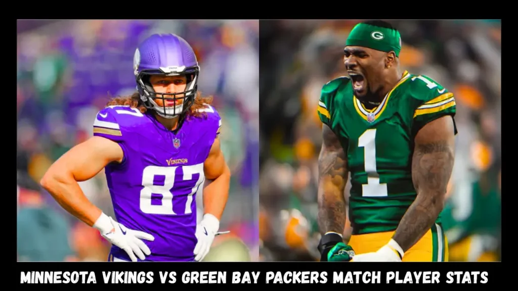 minnesota vikings vs green bay packers match player stats