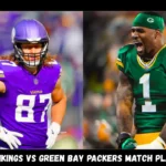 minnesota vikings vs green bay packers match player stats