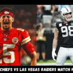 kansas city chiefs vs las vegas raiders match player stats