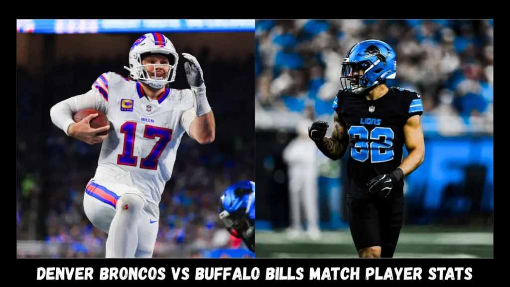 buffalo bills vs detroit lions match player stats