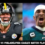 steelers vs philadelphia eagles match player stats