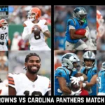 cleveland browns vs carolina panthers match player stats