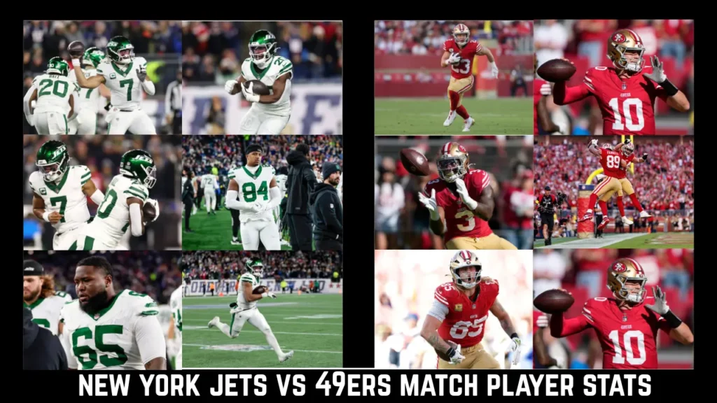 new york jets vs 49ers match player stats