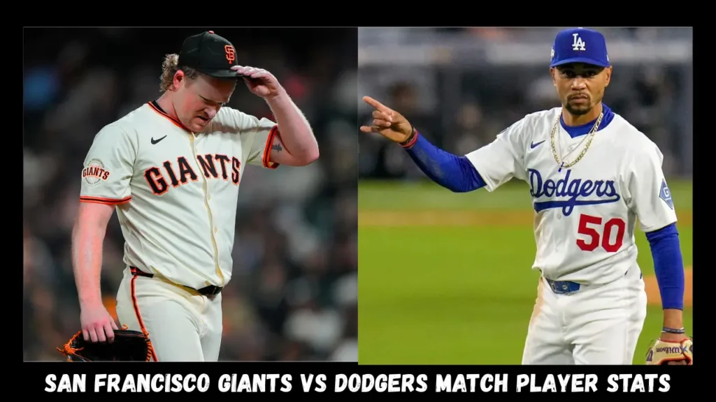 san francisco giants vs dodgers match player stats