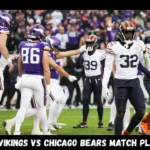 minnesota vikings vs chicago bears match player stats