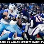 houston texans vs dallas cowboys match player stats