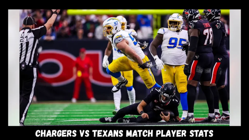 chargers vs texans match player stats