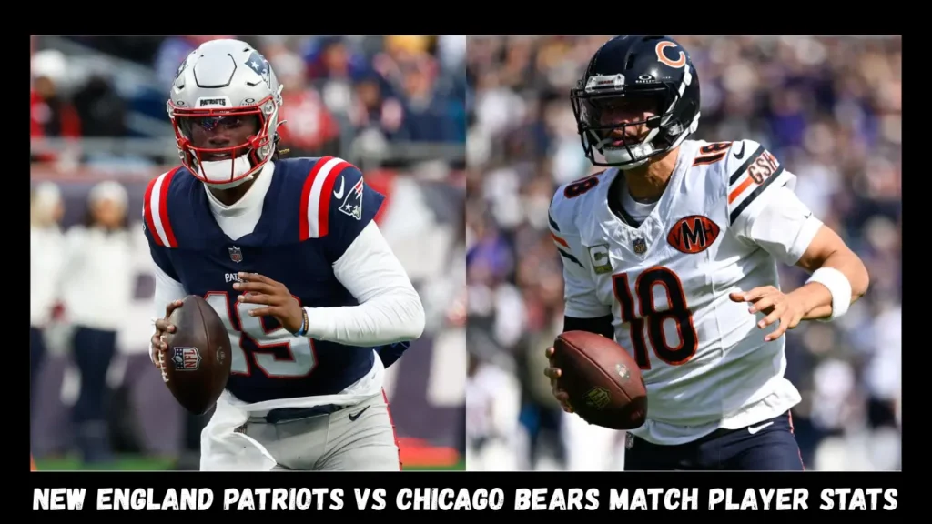 new england patriots vs chicago bears match player stats