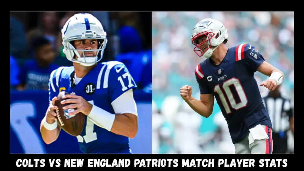 colts vs new england patriots match player stats