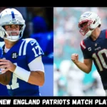 colts vs new england patriots match player stats