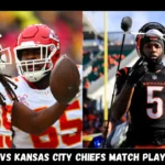 Bengals vs Kansas City Chiefs Match Player Stats