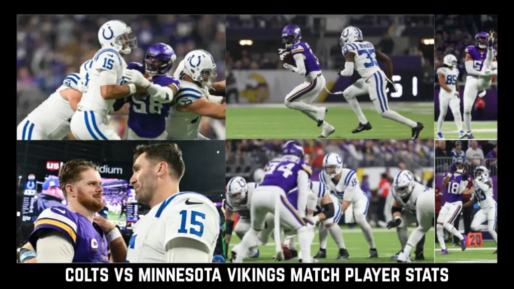 colts vs minnesota vikings match player stats