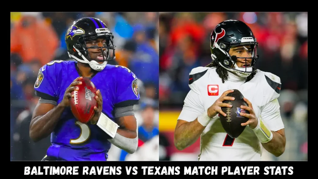 baltimore ravens vs texans match player stats