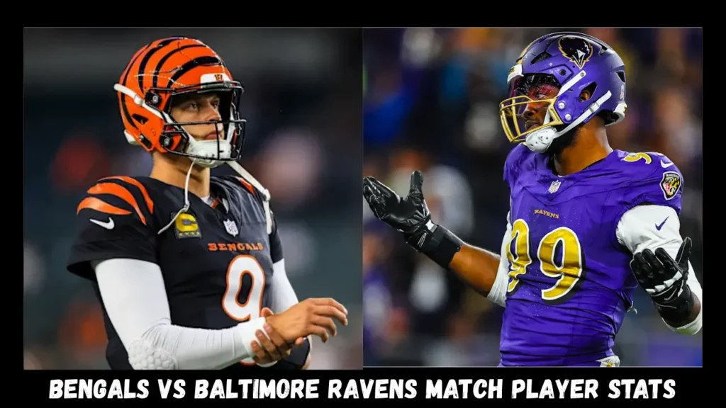 bengals vs baltimore ravens match player stats