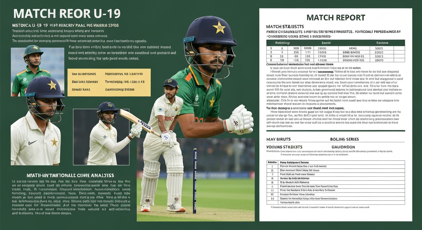 Youth Cricket Rivalry Comparison