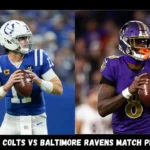 indianapolis colts vs baltimore ravens match player stats