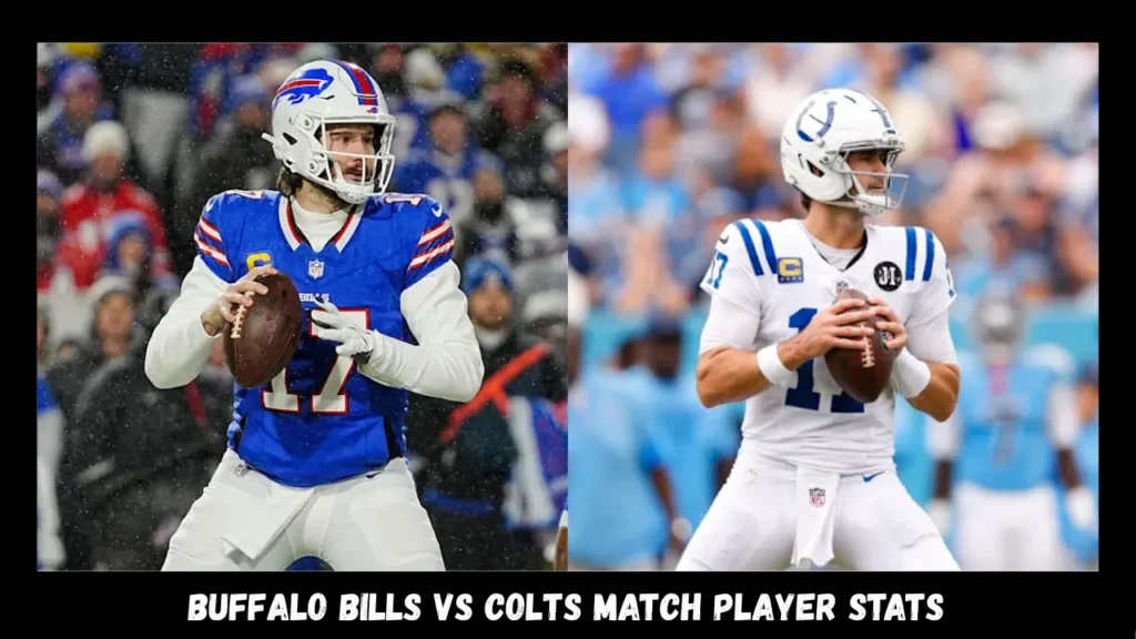 buffalo bills vs colts match player stats