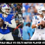 buffalo bills vs colts match player stats