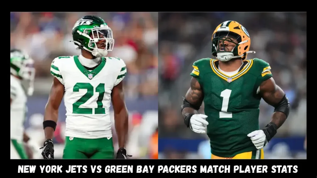 new york jets vs green bay packers match player stats