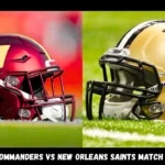 washington commanders vs new orleans saints match player stats
