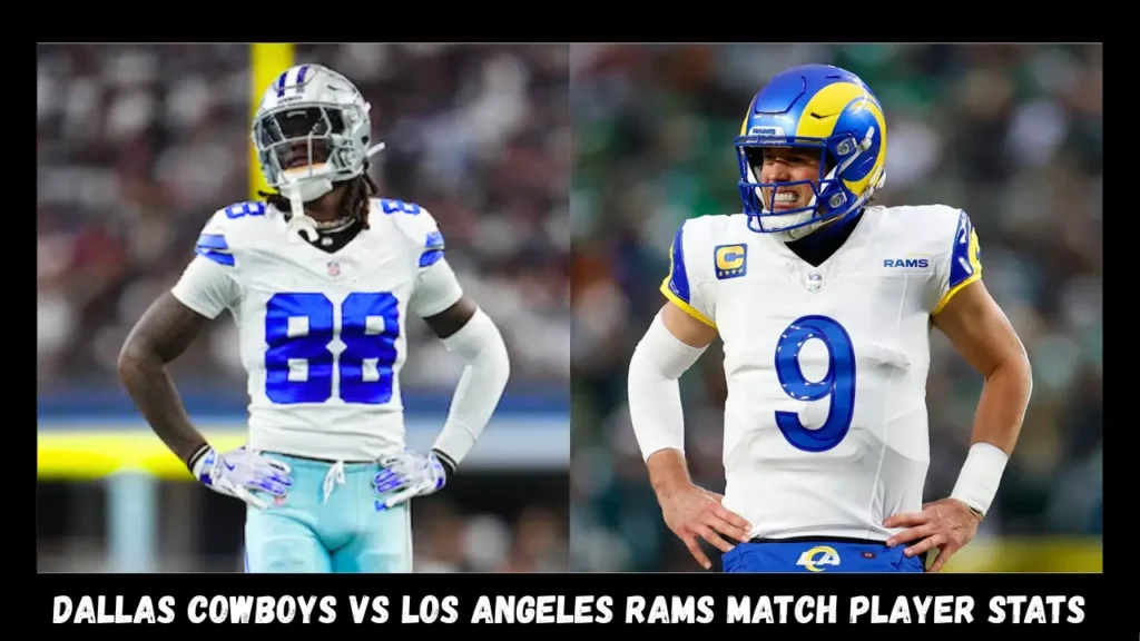 dallas cowboys vs los angeles rams match player stats