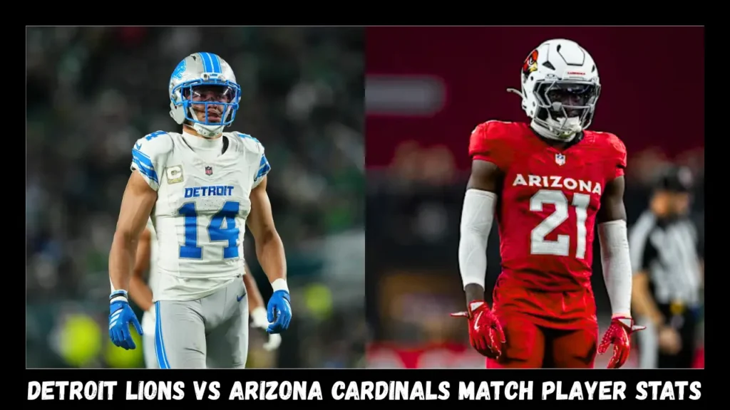 detroit lions vs arizona cardinals match player stats