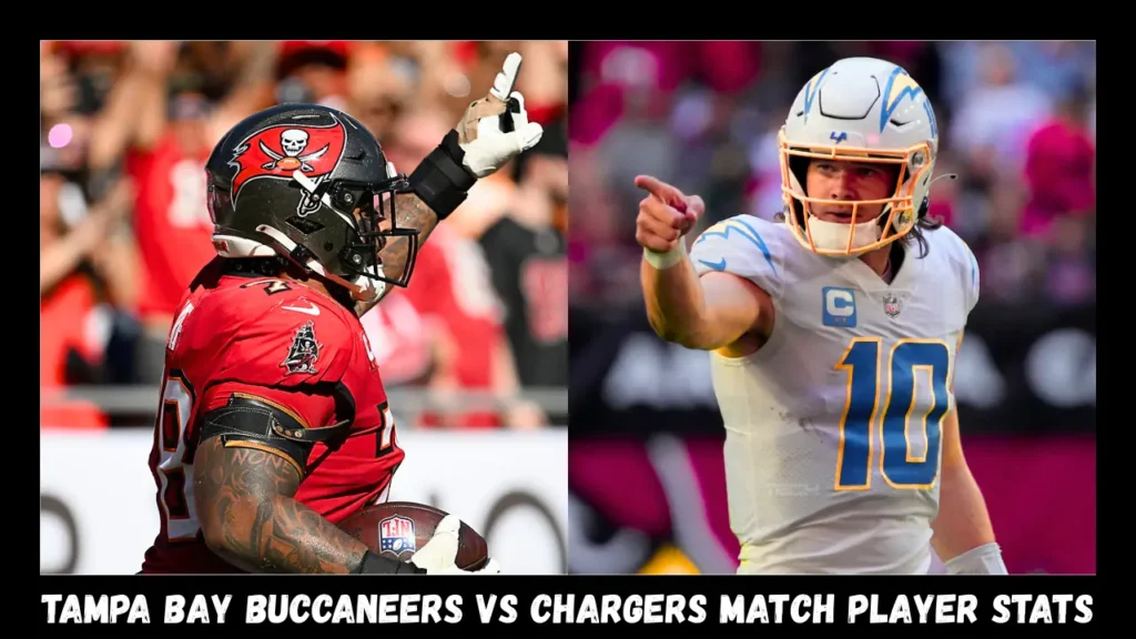 tampa bay buccaneers vs chargers match player stats