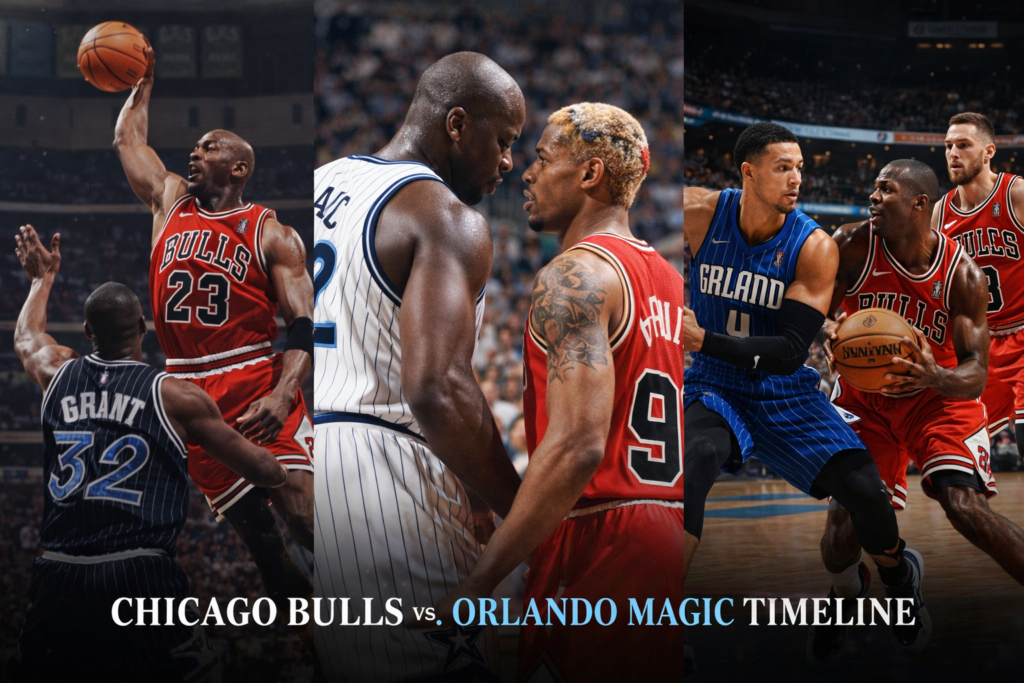 Chicago Bulls vs Orlando Magic Timeline