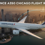 Air France A350 Chicago Flight Return