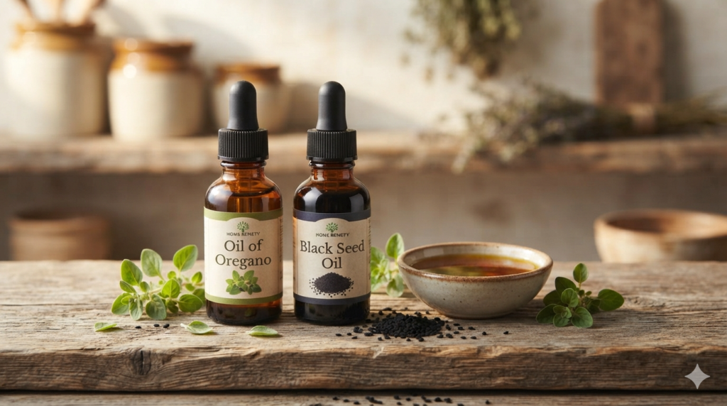 Oil of Oregano with Black Seed Oil
