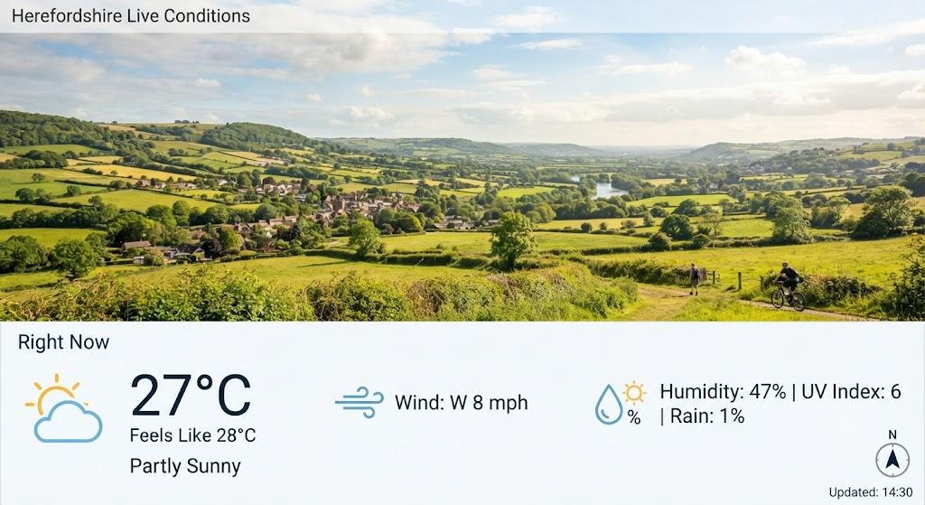 Weather Herefordshire